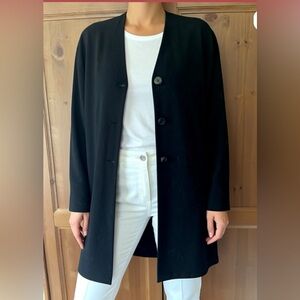 Black Wool Women's Jacket by Jean Muir